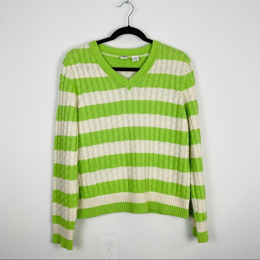 Real Clothes Silk Cashmere Cable Knit‎ Sweater